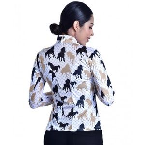 Dressage English Horse Riding Sun Show Shirt